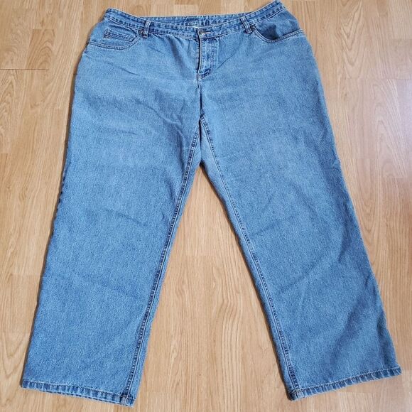 CJ Banks Plus Size Wide Leg Jeans 38x27 - Picture 1 of 12